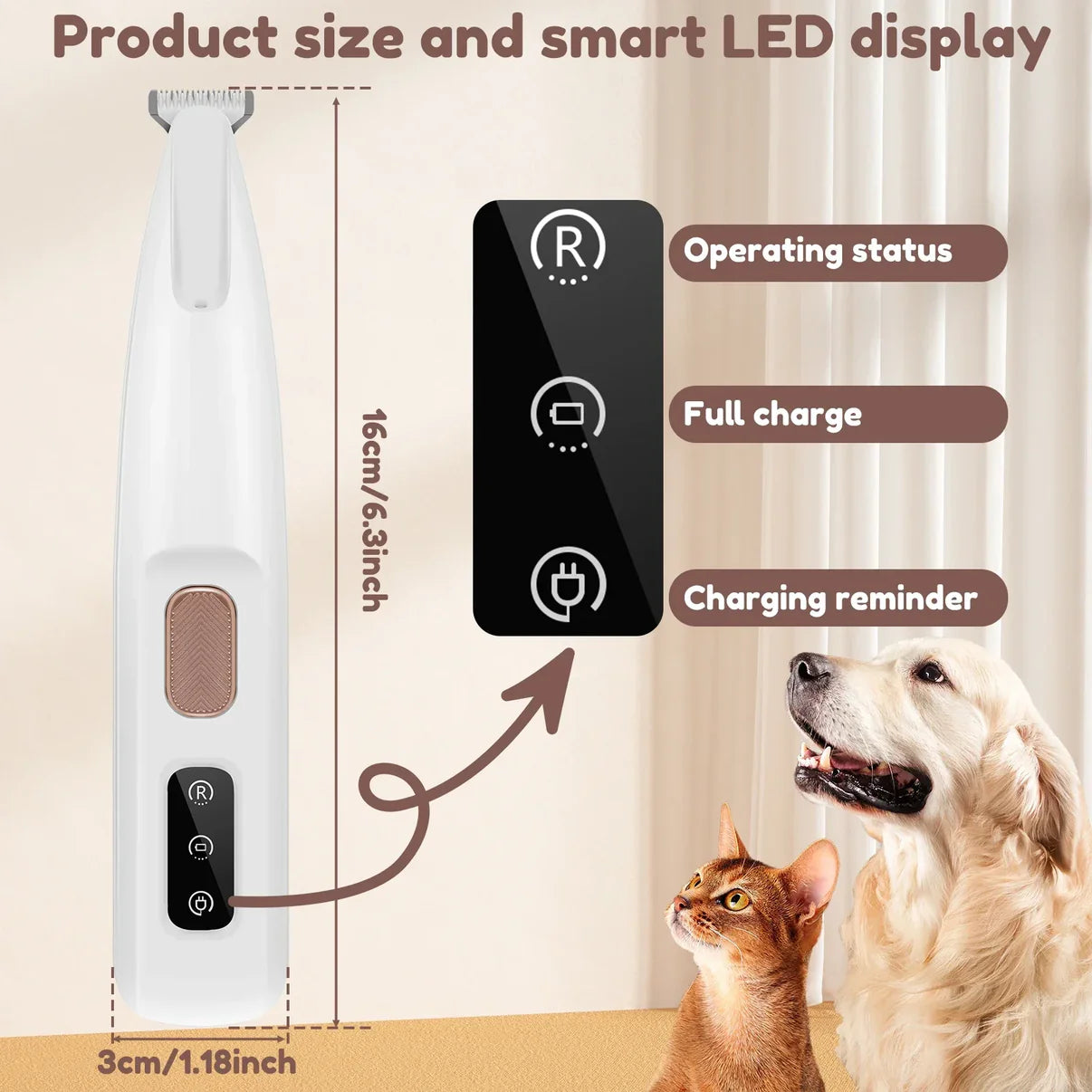 QuietTrim™ - Electric Dog Trimmer